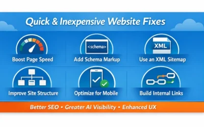 Quick and Inexpensive Website Fixes That Instantly Improve SEO, AI Visibility, and User Experience (2026 Guide)